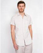 Chemise 100% Lin Samuel blanche