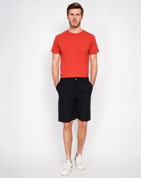 Bermuda Simon neri in misto lino