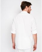 Chemise 100% Lin Marceau blanche