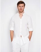 Chemise 100% Lin Marceau blanche