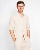 Chemise 100% Lin Marceau blanche