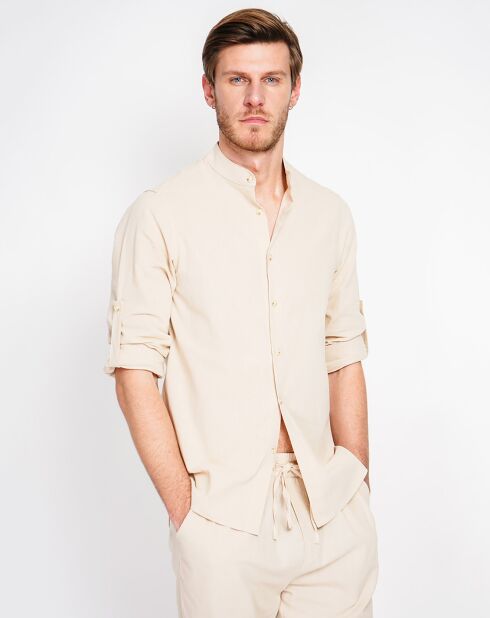 Camicia bianca Marceau 100% lino