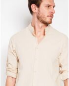 Chemise 100% Lin Marceau blanche