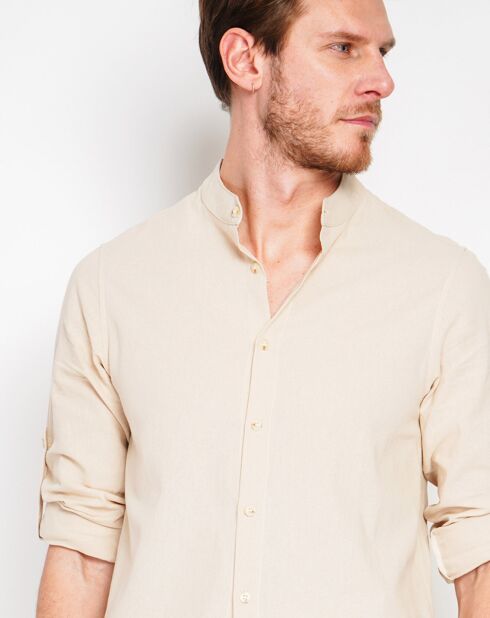 Camicia bianca Marceau 100% lino