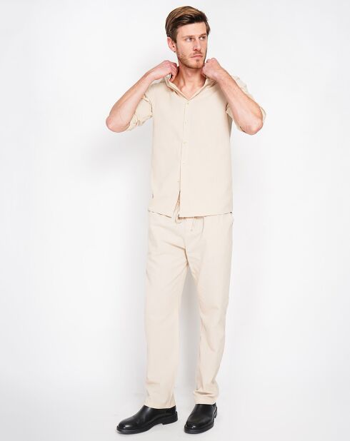 Chemise 100% Lin Marceau blanche