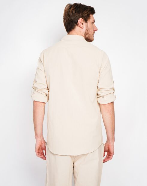 Chemise 100% Lin Marceau blanche
