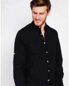 Chemise 100% Lin Marceau noire