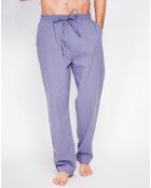 Pantalon 100% Lin Charly bleu jeans