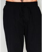 Pantalon 100% Lin Charly noir