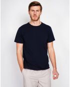 T-Shirt en Lin mélangé Paul bleu marine