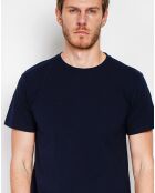 T-Shirt en Lin mélangé Paul bleu marine