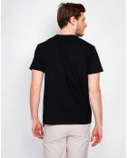 T-Shirt en Lin mélangé Paul noir