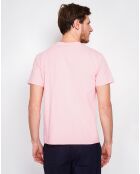 T-Shirt en Lin mélangé Paul rose