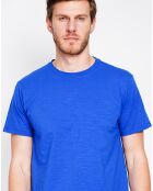 T-Shirt en Lin mélangé Paul bleu royal