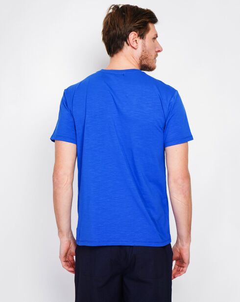 Koningsblauw T-shirt van Paul Linen Blend