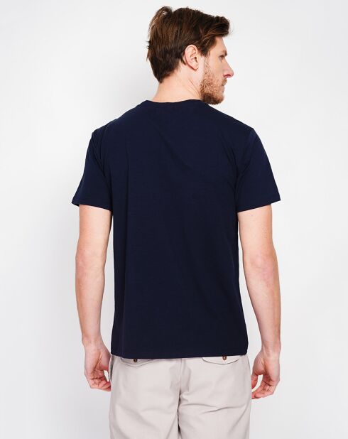 T-Shirt en Lin mélangé Jules bleu marine