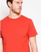 T-Shirt en Lin mélangé Jules orange