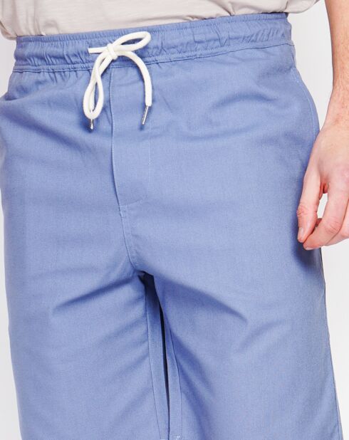 Bermuda en Lin mélangé Ali bleu jeans