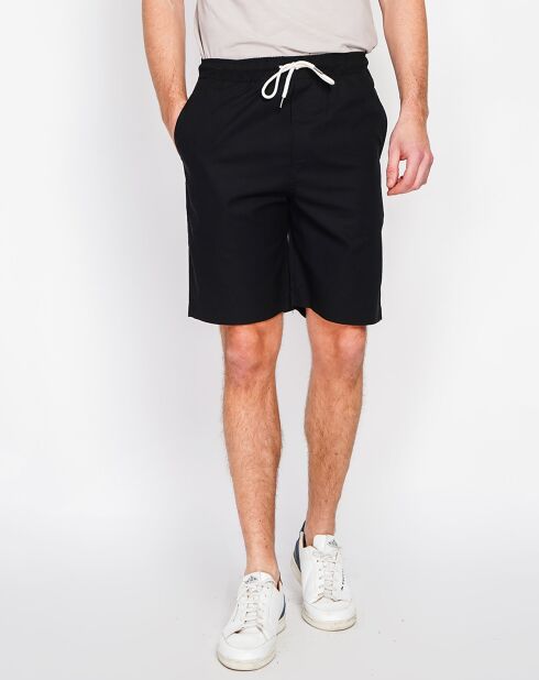 Bermuda neri Ali in misto lino