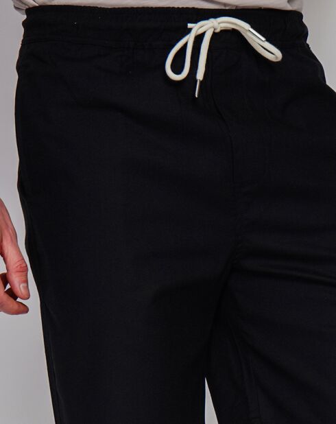 Bermuda neri Ali in misto lino