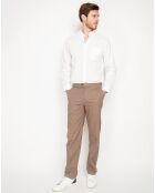 Chemise 100% Lin Alexandre blanche