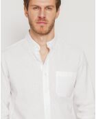 Chemise 100% Lin Alexandre blanche