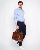 Chemise 100% Lin Alexandre bleu jeans