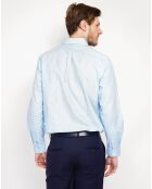 Chemise 100% Lin Alexandre bleu ciel