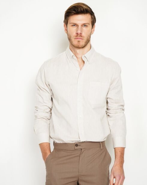 Camicia bianca Alexandre 100% lino