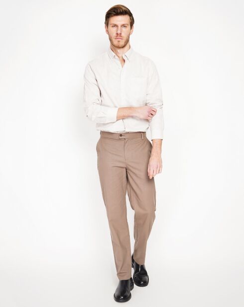 Camicia bianca Alexandre 100% lino