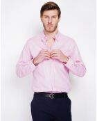 Chemise 100% Lin Alexandre rose