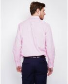 Chemise 100% Lin Alexandre rose