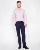 Chemise 100% Lin Alexandre rose