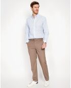 Chemise en Lin mélangé Joseph bleu ciel