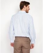 Chemise en Lin mélangé Joseph bleu ciel