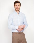 Chemise en Lin mélangé Joseph bleu ciel