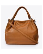 Sac en cuir Drew cognac - 33x 16x 28 cm
