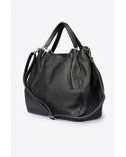Sac en cuir Drew noir - 33x 16x 28 cm