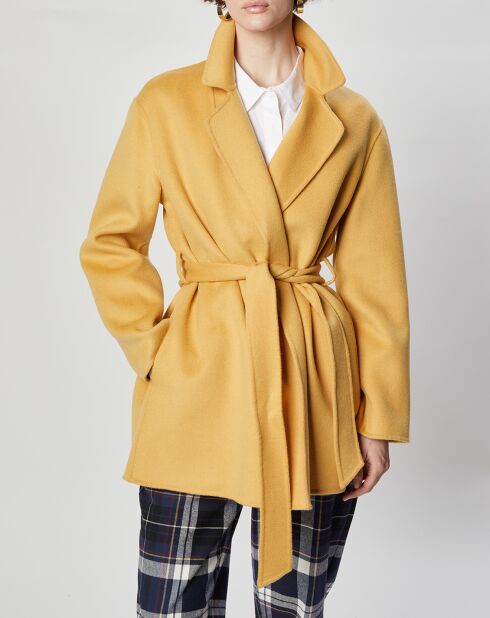 Veste 100% Laine Lois ocre