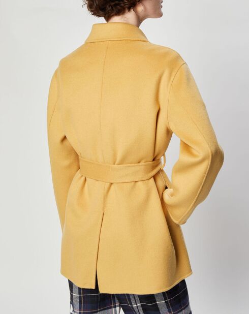 Veste 100% Laine Lois ocre