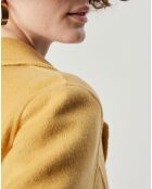 Manteau 100% Laine Lou 1 ocre