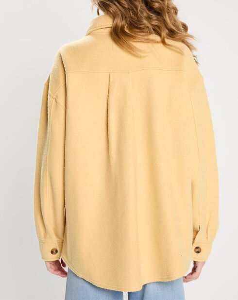 Veste douce Shaket jaune