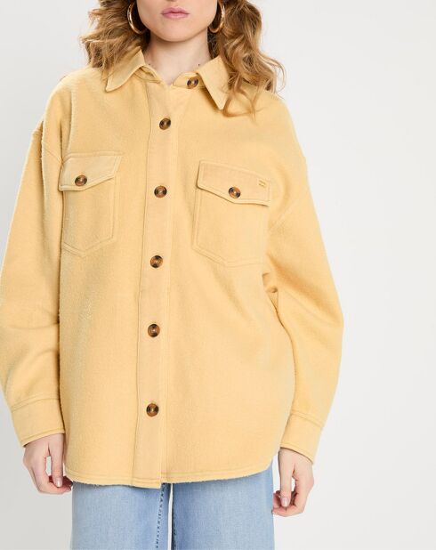 Veste douce Shaket jaune