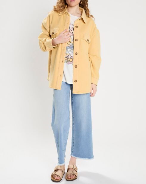 Veste douce Shaket jaune