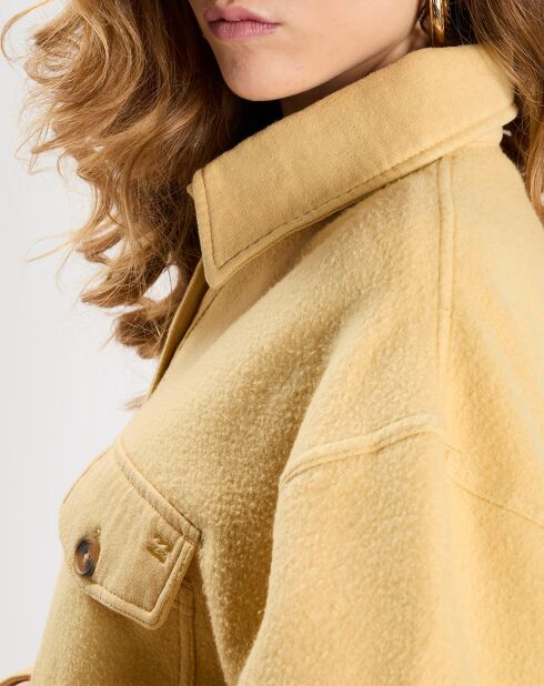 Veste douce Shaket jaune