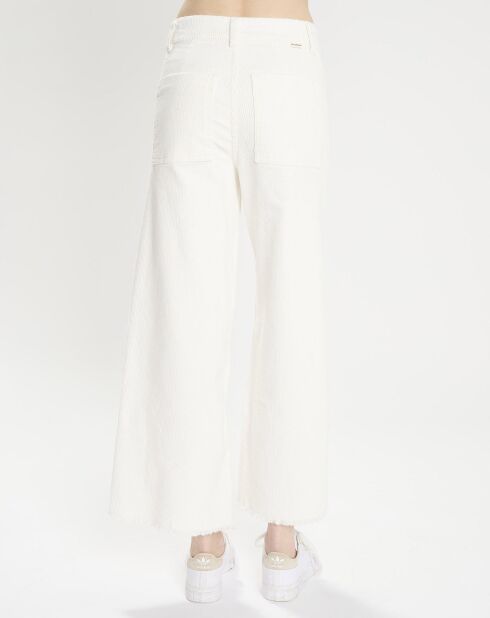Pantalon en Velours côtelé Free Fall Cord écru