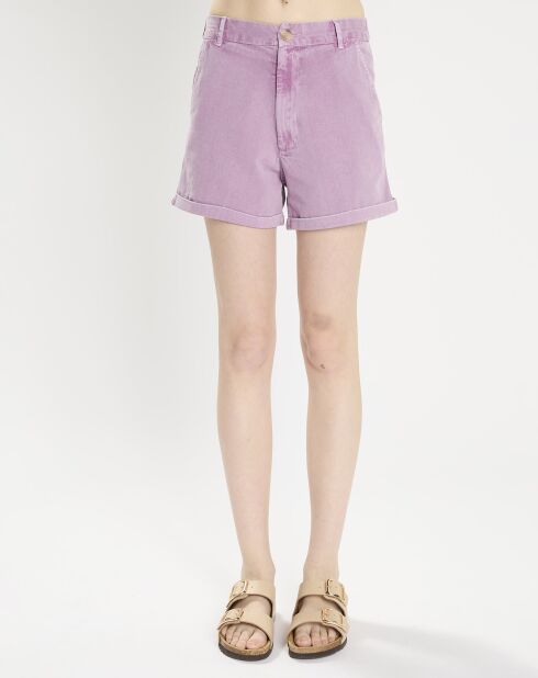 Pantalones cortos de mezclilla Purple Beach Sun Light