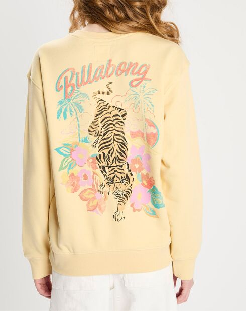 Sudadera Surf amarilla clara