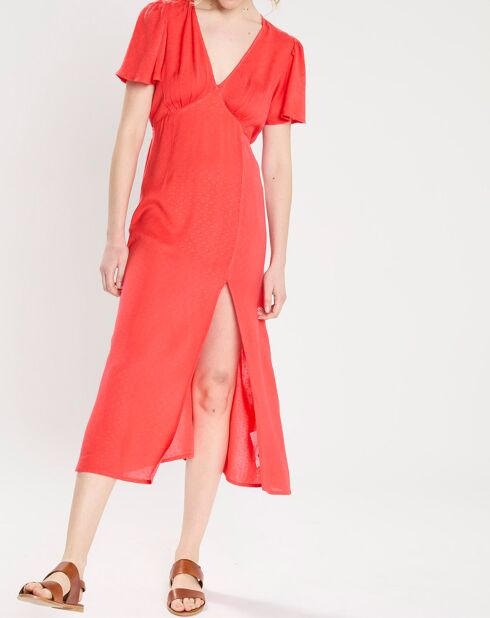 Red Jet Set lange jurk