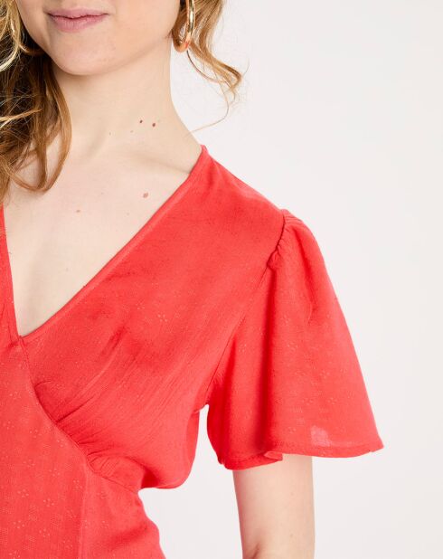 Red Jet Set lange jurk